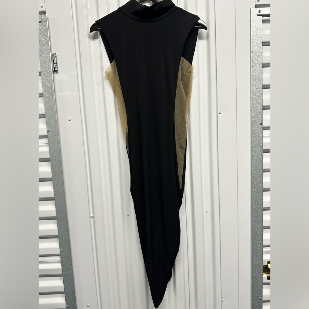 Hamel Black Mesh Dress